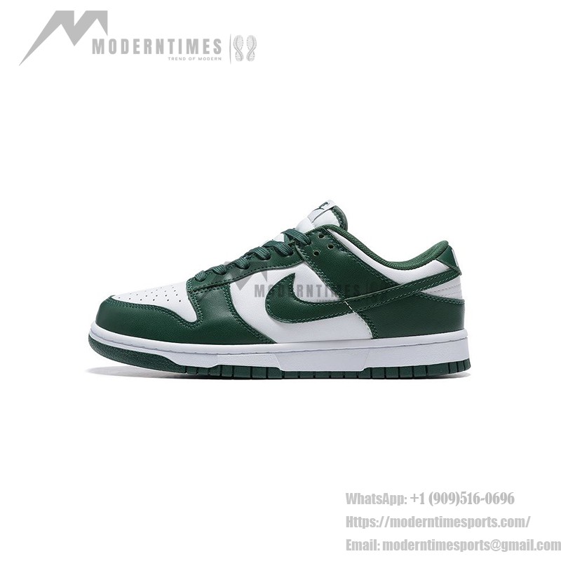 Nike Dunk Low "Varsity Green" DD1391-101 カジュアルとスポーツ用のクラシックな緑と白のスニーカー Nike Dunk Low "Varsity Green" DD1391-101 緑と白のスニーカー サイドビュー
