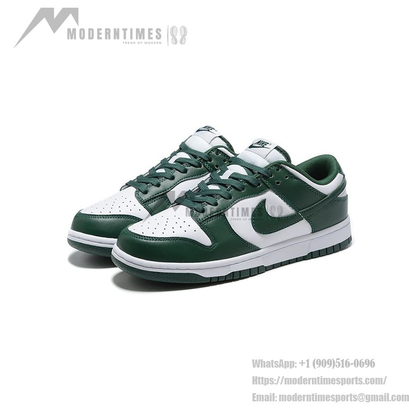 Nike Dunk Low "Varsity Green" DD1391-101 カジュアルとスポーツ用のクラシックな緑と白のスニーカー Nike Dunk Low "Varsity Green" DD1391-101 緑と白のスニーカー サイドビュー