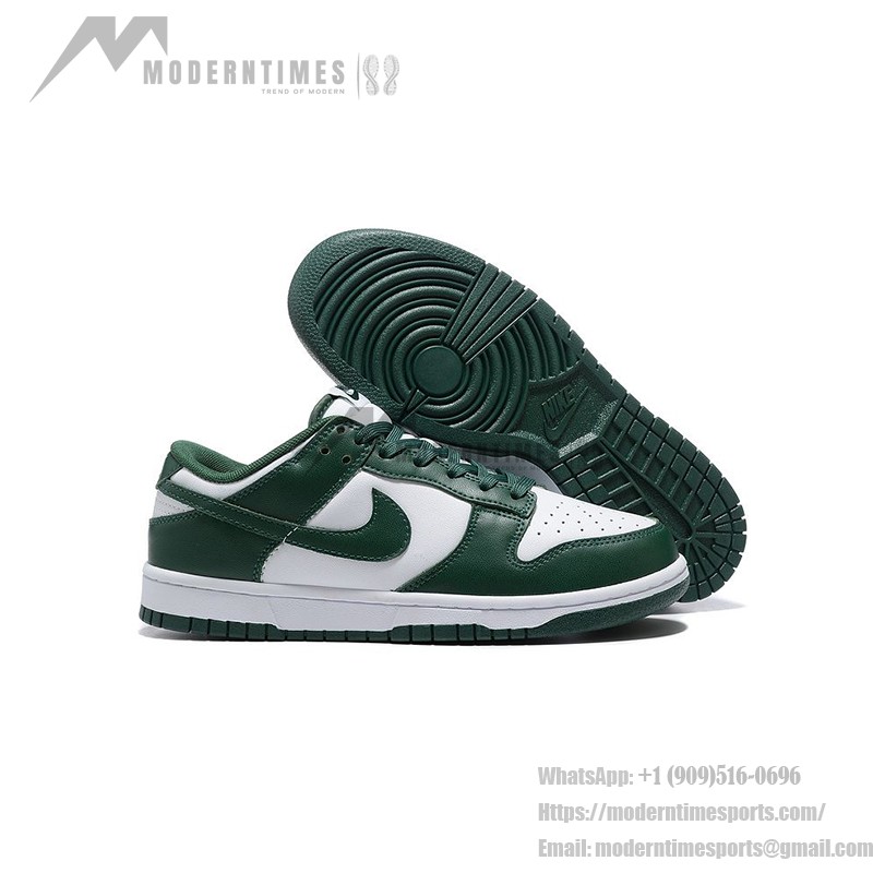 Nike Dunk Low "Varsity Green" DD1391-101 カジュアルとスポーツ用のクラシックな緑と白のスニーカー Nike Dunk Low "Varsity Green" DD1391-101 緑と白のスニーカー サイドビュー