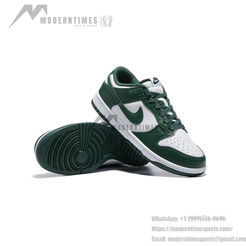 Nike Dunk Low "Varsity Green" DD1391-101 カジュアルとスポーツ用のクラシックな緑と白のスニーカー Nike Dunk Low "Varsity Green" DD1391-101 緑と白のスニーカー サイドビュー