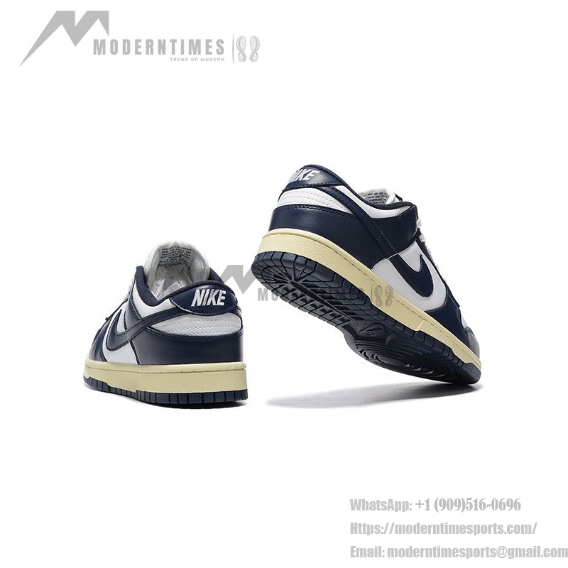 Nike Dunk Low WMNS “Vintage Navy” スタイリッシュなレトロレディーススニーカー Nike Dunk Low WMNS “Vintage Navy” レディース レトロネイビースニーカー