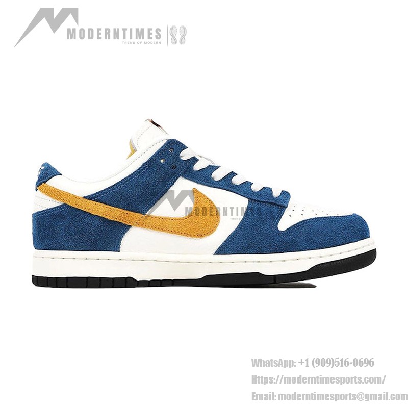 Nike Kasina x Dunk Low '80s Bus' - 限定版レトロコラボスニーカー Nike Kasina x Dunk Low '80s Bus' CZ6501-100 - Sail、Gold、Blueのレトロバスコラボスニーカー
