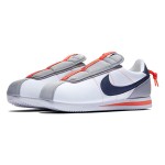 Nike Kendrick Lamar x Cortez Basic Slip House Shoes AV2950-100 Nike Kendrick Lamar x Cortez Basic Slip House Shoes AV2950-100 - ホワイト、ネイビー、オレンジのスリップオンスニーカー