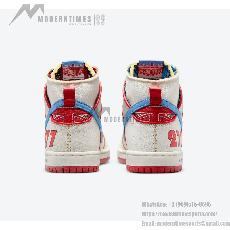 Nike SB Dunk High DH7683-100 スケートボードシューズ - 限定版ハイトップデザイン Nike SB Dunk High DH7683-100 限定版スケートボードシューズ ハイトップ