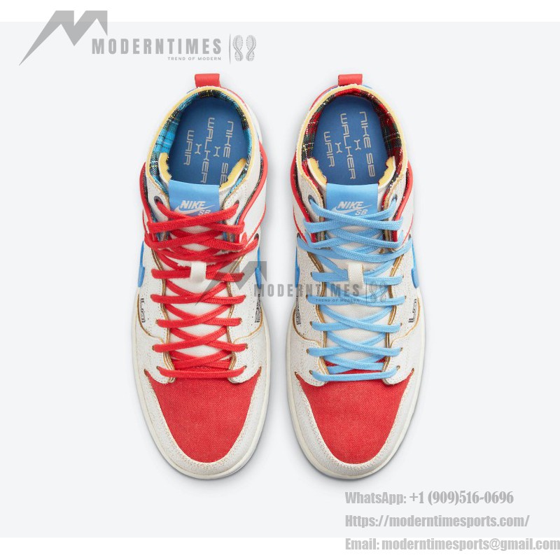 Nike SB Dunk High DH7683-100 スケートボードシューズ - 限定版ハイトップデザイン Nike SB Dunk High DH7683-100 限定版スケートボードシューズ ハイトップ