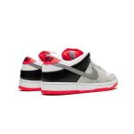 Nike SB Dunk Low "Infrared" CD2563-004 スケートシューズ – グレー&レッドのレトロスタイル Nike SB Dunk Low "Infrared" CD2563-004 スケートシューズ – レトログレー&レッドカラー
