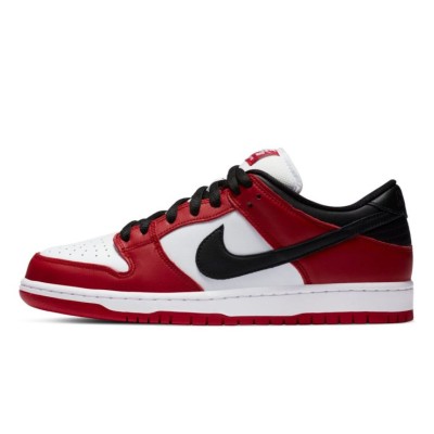 Nike SB Dunk Low 'J-Pack Chicago' BQ6817-600 限定版スケートボードシューズ - シカゴブルズ配色、ストリートウェア必須