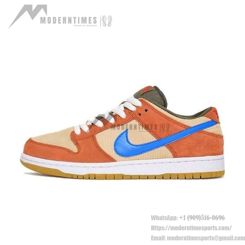 Nike SB Dunk Low Pro 'Corduroy' BQ6817-201 – Zoom Airスケートシューズ Nike SB Dunk Low Pro 'Corduroy' BQ6817-201 スケートシューズ – プレミアムコーデュロイアッパー