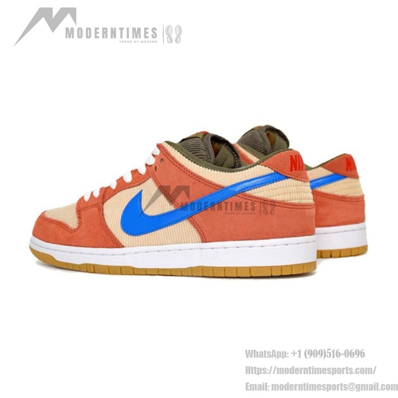 Nike SB Dunk Low Pro 'Corduroy' BQ6817-201 – Zoom Airスケートシューズ Nike SB Dunk Low Pro 'Corduroy' BQ6817-201 スケートシューズ – プレミアムコーデュロイアッパー