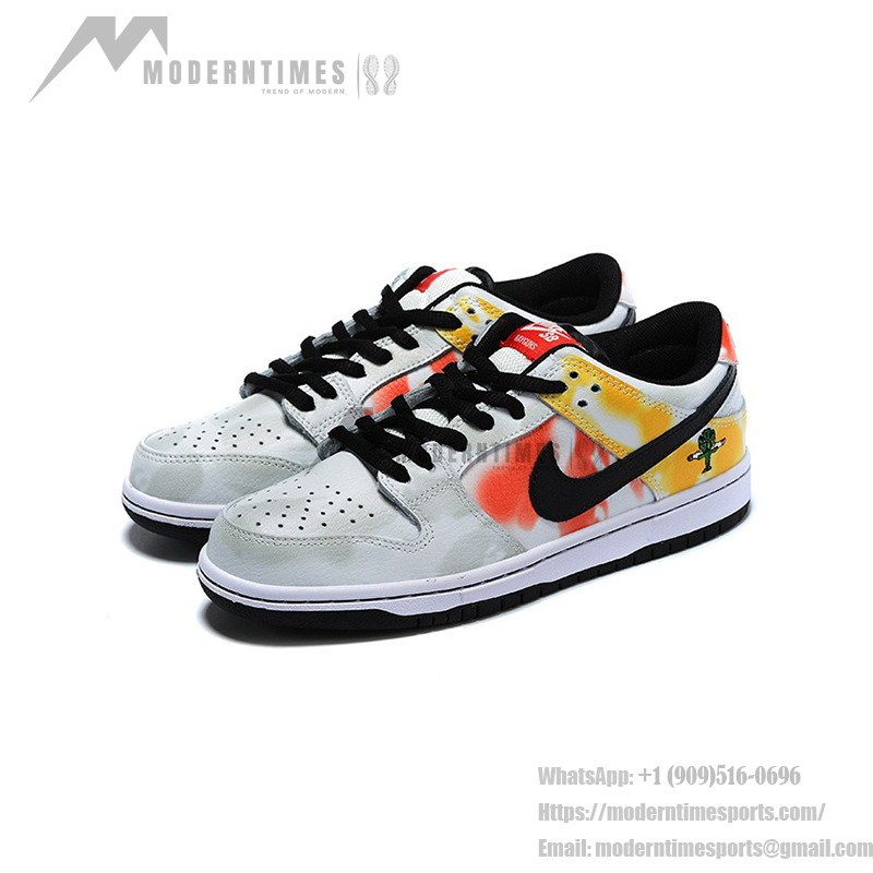 Nike SB Dunk Low “Raygun Tie-Dye” BQ6832-101 - プレミアムスケートシューズのタイダイデザイン Nike SB Dunk Low “Raygun Tie-Dye” スケートシューズ BQ6832-101 - 鮮やかなタイダイデザインと耐久性のある快適さ