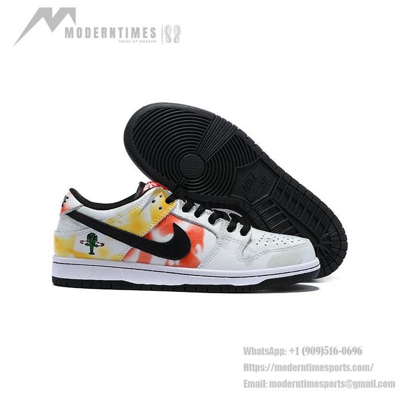 Nike SB Dunk Low “Raygun Tie-Dye” BQ6832-101 - プレミアムスケートシューズのタイダイデザイン Nike SB Dunk Low “Raygun Tie-Dye” スケートシューズ BQ6832-101 - 鮮やかなタイダイデザインと耐久性のある快適さ