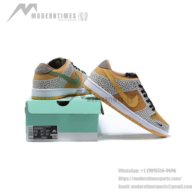Nike SB Dunk Low “Safari” CD2563-002 - サファリプリントデザインのプレミアムスケートシューズ Nike SB Dunk Low “Safari” スケートシューズ CD2563-002 - サファリプリントデザインとパフォーマンスのための快適なスケートシューズ
