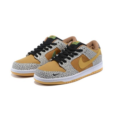 Nike SB Dunk Low “Safari” スケートシューズ CD2563-002 - 独特なサファリプリント、パフォーマンスとストリートウェアに最適な快適さと耐久性