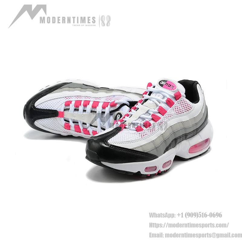 Nike W Air Max 95 DJ5418-001 スタイリッシュスニーカー Nike W Air Max 95 DJ5418-001 アンスラサイト、ホワイト&ピンクスニーカー