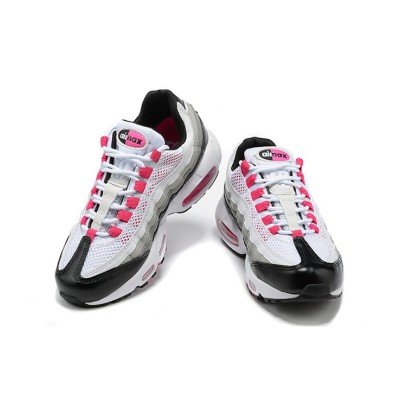 スタイリッシュクラシック：Nike W Air Max 95 DJ5418-001 アンスラサイト、ホワイト＆ピンクスニーカー - 快適さとトレンドの完璧な融合