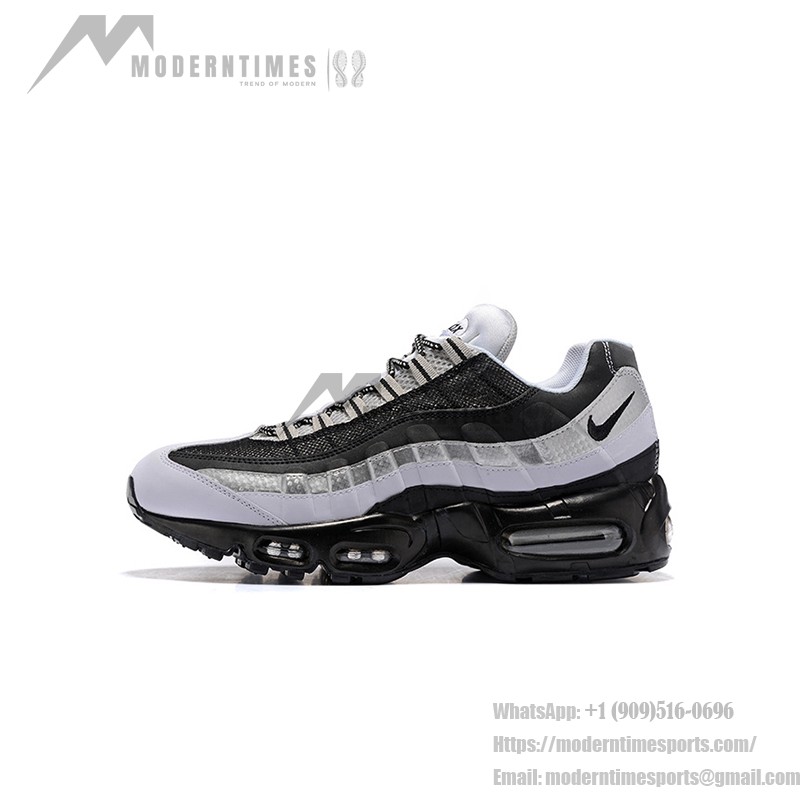 Nike Air Max 95 Essential 749766-005 ブラック&ウルフグレー スニーカー Nike Air Max 95 Essential 749766-005 ブラック&ウルフグレー スニーカー 側面図