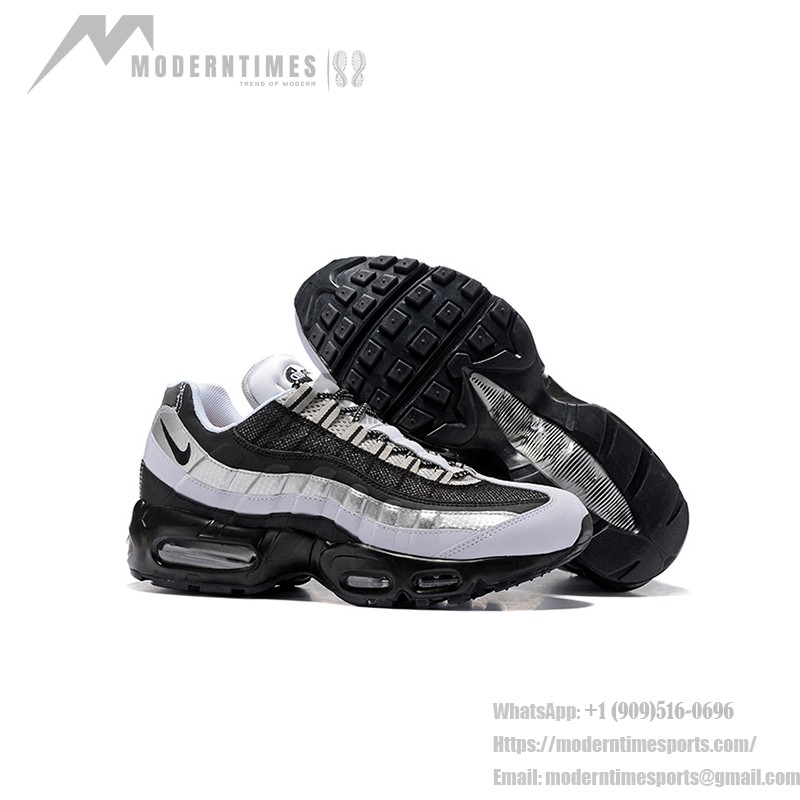Nike Air Max 95 Essential 749766-005 ブラック&ウルフグレー スニーカー Nike Air Max 95 Essential 749766-005 ブラック&ウルフグレー スニーカー 側面図