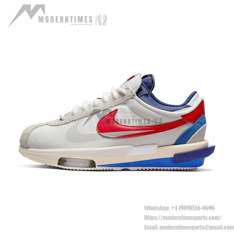 Nike x sacai Zoom Cortez SP OG DQ0581-100 - レトロインスパイアデザイン Nike x sacai Zoom Cortez SP OG DQ0581-100 - Zoomクッション搭載のモダンなスニーカー