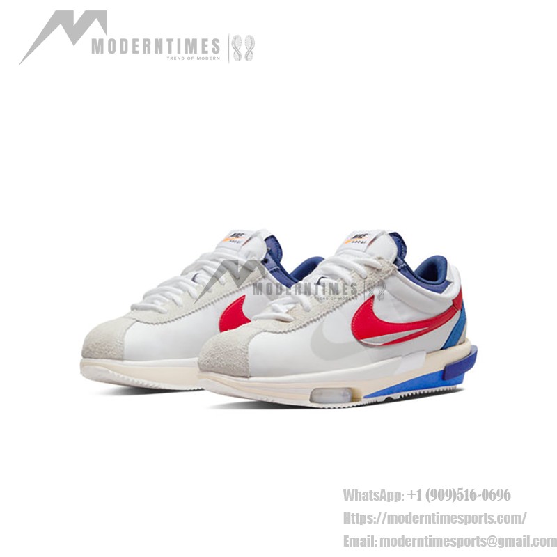 Nike x sacai Zoom Cortez SP OG DQ0581-100 - レトロインスパイアデザイン Nike x sacai Zoom Cortez SP OG DQ0581-100 - Zoomクッション搭載のモダンなスニーカー