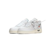 OFF-WHITE x Nike Air Force 1 Low 'AF100' AO4297-100 - 解体風シルバースウッシュ コラボロートップスニーカー