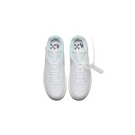 OFF-WHITE x Nike Air Force 1 Low 'AF100' - シルバースウッシュ解体風スニーカー OFF-WHITE x Nike Air Force 1 Low 'AF100' AO4297-100 - メタリックシルバースウッシュを備えたホワイトスニーカー
