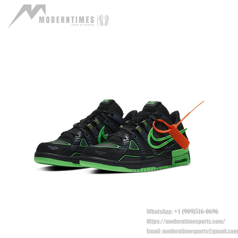 OFF-WHITE x Nike Air Rubber Dunk ‘Green Strike’ CU6015-001 – アイコニックなコラボレーションスニーカー OFF-WHITE x Nike Air Rubber Dunk ‘Green Strike’ CU6015-001 限定版スニーカー