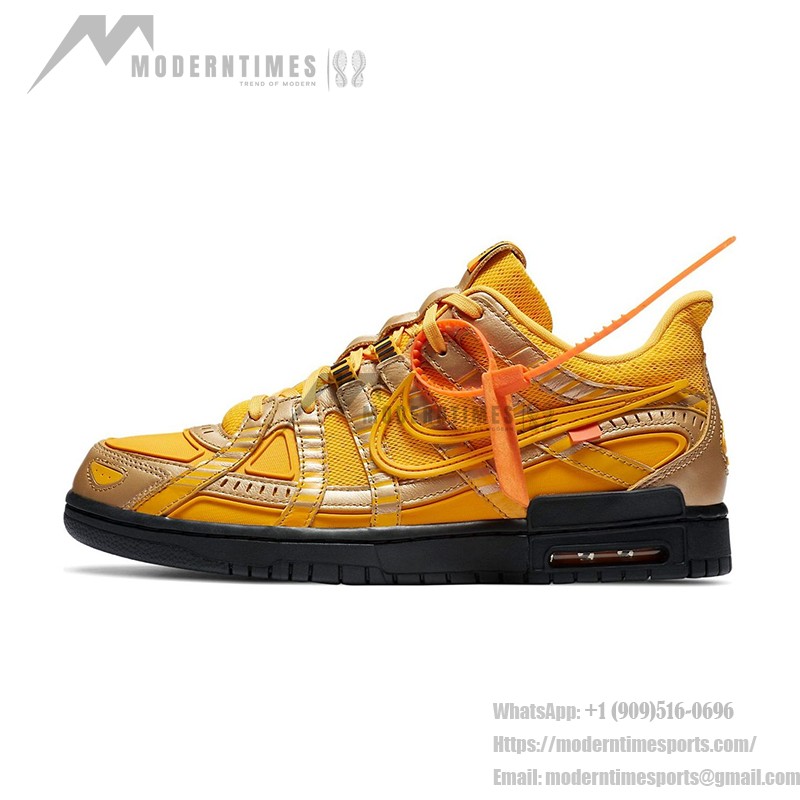 OFF-WHITE x Nike Air Rubber Dunk ‘University Gold’ CU6015-700 – アイコニックなコラボレーションスニーカー OFF-WHITE x Nike Air Rubber Dunk ‘University Gold’ CU6015-700 限定版スニーカー