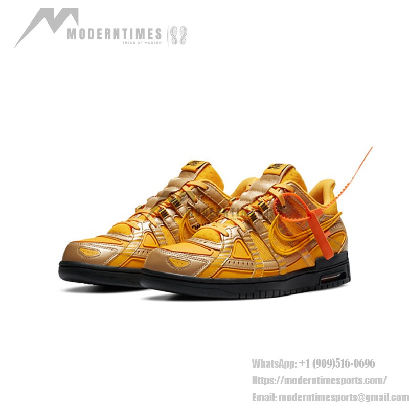 OFF-WHITE x Nike Air Rubber Dunk ‘University Gold’ CU6015-700 – アイコニックなコラボレーションスニーカー OFF-WHITE x Nike Air Rubber Dunk ‘University Gold’ CU6015-700 限定版スニーカー