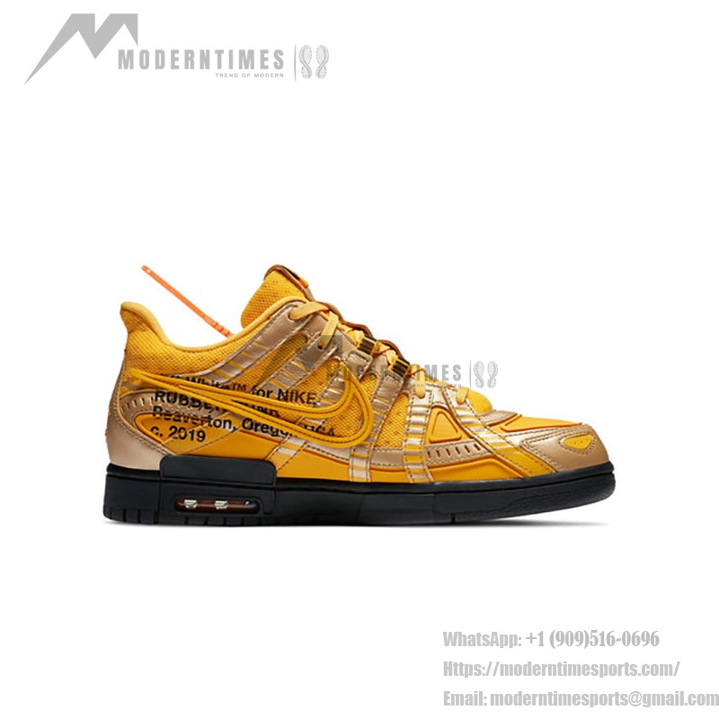 OFF-WHITE x Nike Air Rubber Dunk ‘University Gold’ CU6015-700 – アイコニックなコラボレーションスニーカー OFF-WHITE x Nike Air Rubber Dunk ‘University Gold’ CU6015-700 限定版スニーカー
