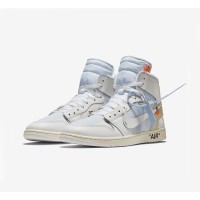 Off-White x Air Jordan 1 ホワイト "The Ten" AQ0818-100 - ヴァージル・アブローによる限定版解体デザインスニーカー