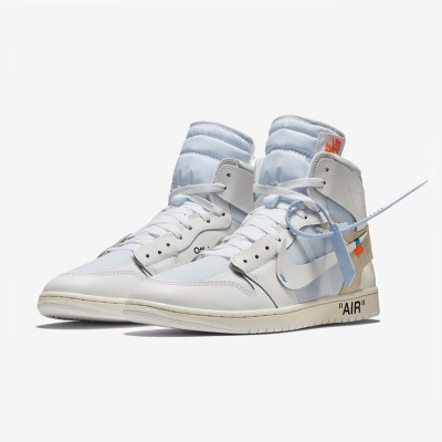 Off-White x Air Jordan 1 ホワイト "The Ten" AQ0818-100 - ヴァージル・アブローによる限定版解体デザインスニーカー