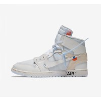 Off-White x Air Jordan 1 ホワイト "The Ten" AQ0818-100 - ヴァージル・アブローによる限定版解体デザインスニーカー