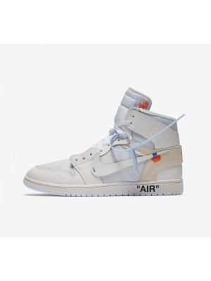 Off-White x Air Jordan 1 ホワイト "The Ten" AQ0818-100 - ヴァージル・アブローによる限定版解体デザインスニーカー