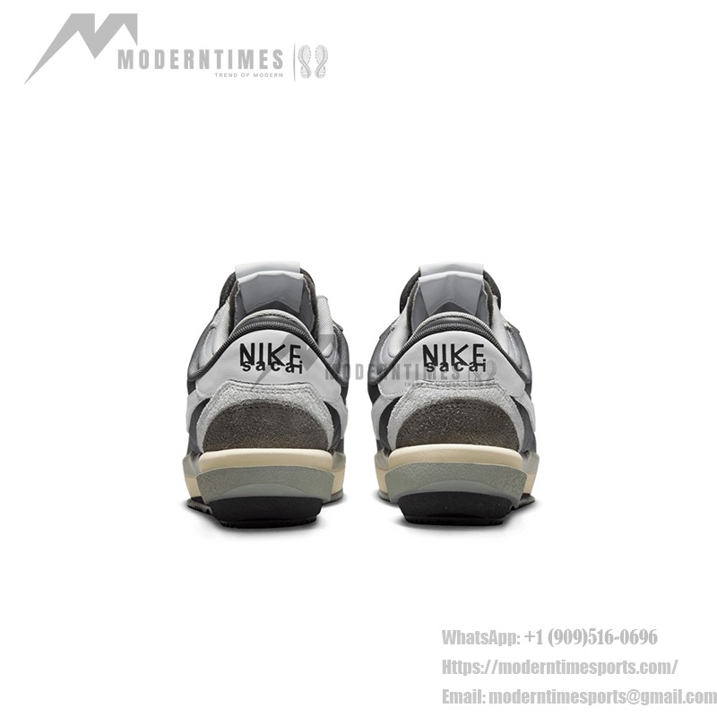 Sacai x Nike Cortez 4.0 Iron Grey - Zoom Air搭載のユニークなグレースニーカー Sacai x Nike Cortez 4.0 Iron Grey DQ0581-001 - レイヤードデザインとZoom Air搭載のモダングレーのスニーカー