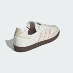 Adidas Samba OG IH2751 - Classic White Sneakers with Pink Stripes Adidas Samba OG IH2751 White Retro Sneakers with Soft Pink Stripes