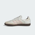 Adidas Samba OG IH2751 - Classic White Sneakers with Pink Stripes Adidas Samba OG IH2751 White Retro Sneakers with Soft Pink Stripes