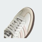 Adidas Samba OG IH2751 - Classic White Sneakers with Pink Stripes Adidas Samba OG IH2751 White Retro Sneakers with Soft Pink Stripes