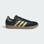 Adidas Samba OG IH8159 - Black & Gold Messi-Inspired Sneakers Adidas Samba OG IH8159 black and gold sneakers with gum sole, Messi-inspired