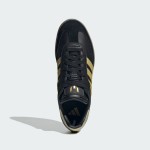 Adidas Samba OG IH8159 - Black & Gold Messi-Inspired Sneakers Adidas Samba OG IH8159 black and gold sneakers with gum sole, Messi-inspired