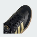 Adidas Samba OG IH8159 - Black & Gold Messi-Inspired Sneakers Adidas Samba OG IH8159 black and gold sneakers with gum sole, Messi-inspired