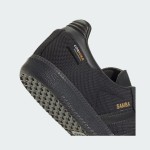 Adidas Samba OG JI4647 - Elegance in Every Step Adidas Samba OG JI4647 black suede sneakers with gold detailing