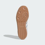 Adidas Samba OG IH5585 - Kids' Classic Sneakers in White and Black Adidas Samba OG IH5585 kids' white leather sneakers with black stripes and gum sole