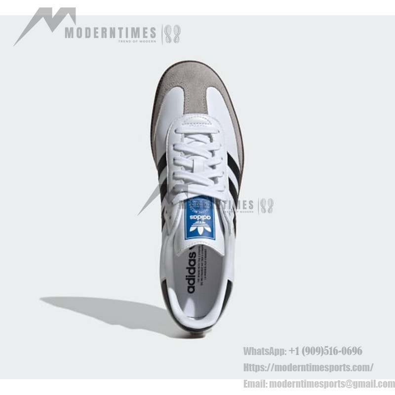 Adidas Samba OG B75806 Classic Sneakers Adidas Samba OG B75806 - White Leather Sneakers with Black Stripes