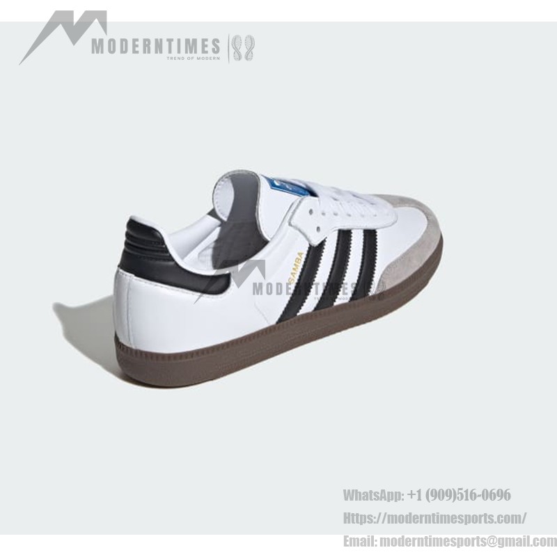 Adidas Samba OG B75806 Classic Sneakers Adidas Samba OG B75806 - White Leather Sneakers with Black Stripes
