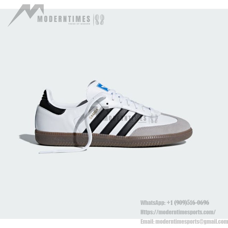 Adidas Samba OG B75806 Classic Sneakers Adidas Samba OG B75806 - White Leather Sneakers with Black Stripes