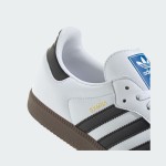 Adidas Samba OG B75806 Classic Sneakers Adidas Samba OG B75806 - White Leather Sneakers with Black Stripes
