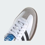Adidas Samba OG B75806 Classic Sneakers Adidas Samba OG B75806 - White Leather Sneakers with Black Stripes