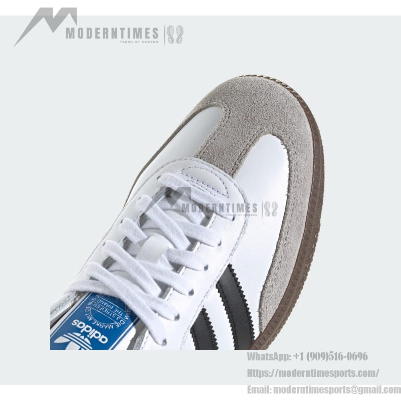 Adidas Samba OG B75806 Classic Sneakers Adidas Samba OG B75806 - White Leather Sneakers with Black Stripes