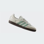 Adidas Samba OG IH2752 - White Sneakers with Mint Green Stripes Adidas Samba OG IH2752 white leather sneakers with mint green stripes and gum sole