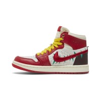 テヤナ・テイラー x ウィメンズ エア ジョーダン 1 ハイ ズーム コンフォート 2 "A Rose From Harlem" FJ0604-601 - 限定版 レッド&ホワイト ローズステッチ スニーカー